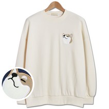 [당일출고] 미니시바 자수 오버핏 맨투맨 (SCC5377PT)