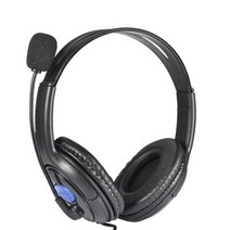 귀에 헤드셋 게이머 스테레오 깊은 BassHeadphones 이어폰 컴퓨터 용 마이크 포함, 02 Blue