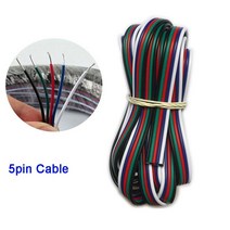5 ~ 100 미터 2pin 3pin 4pin 5Pin 6pin 22 AWG 연장 전선 케이블 5050 3528 RGBW RGB CCT Led Stirp 용 LED 커넥터, 6pin_50m, 6pin_50m, 상세 설명 참조22