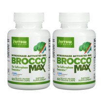 1+1 자로우 포뮬러스 Jarrow Formulas BroccoMax 브로코맥스 활성화된 미로시나아제 SGS 베지 캡슐 60정