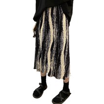 데이홀릭 워터멜론 밴딩 롱스커트