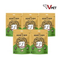 [브이펫] 새감바버거 강아지간식 단호박 100g 5팩, 상세 설명 참조