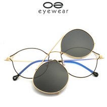 O2 OB17143-골드 클립포함 클립선글라스 선글라스클립 클립온 블루라이트차단안경