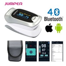 심박계 심박 센서 점퍼 500F 블루투스 APP 펄스 옥시 미터 핑거 팁 포화 측정기 심박수 모니터, 01 500F  silver, 1개