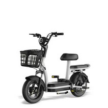 2인용 전기자전거 배달 출퇴근 등하교용 이동수단, 상세 페이지 참고, 브랜드배터리ㅣ빨간색12Ah충전식48V