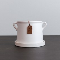 손잡이 무광 세라믹화분_2size, 소형