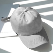 리카 솔리드 코튼 무지 소프트 컬러 심플 볼캡 모자
