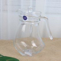 유리 웨이비 저그 1.3L VV 물피쳐 물병 음료병 유리, 유리웨이비저그 1.3L (177497)