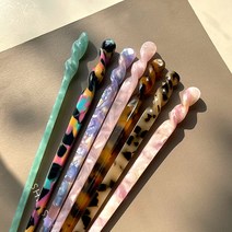 당고머리 올림머리 똥머리 스틱밴드 헤어끈 만두머리 똥머리 스틱밴드 헤어끈 만두머리 곱창밴드, 1-비녀-호피브라운, 본상품선택