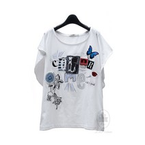 [데시구알] [DESIGUAL] 데시구엘 러플 슬리브 그라지아나 여성 티셔츠 19SWTKD
