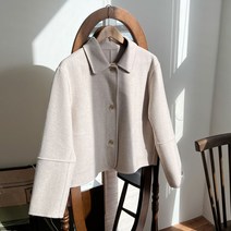 커밍투유 핸드메이드 카라 숏 자켓 (울100%)