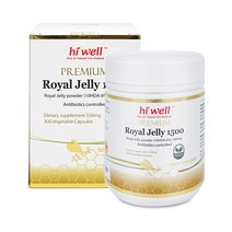 [공식판매점] 하이웰 로얄제리 로열젤리 로얄젤리 1500mg 300캡슐 1통, 300정
