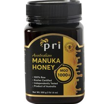 피알아이 오스트레일리안 마누카 허니 MGO 1000+, 500g, 1개