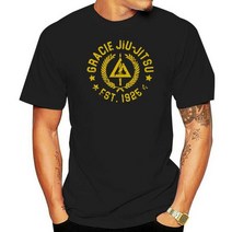 주짓수도복 주짓수 래쉬가드 Gracie Jiu Jitsu 1925 스크래치 커스텀 남성용 블랙 티셔츠 편안한