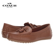코치 Gia 레더 여성드라이빙슈즈 로퍼 Saddle