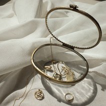 앤틱 글라스 쥬얼리 박스 보석함 액세서리함