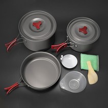 휴대용 캠핑용 알루미늄 냄비 세트 캠핑 낚시 여행 식기 감성 차박 용품, 옵션 07