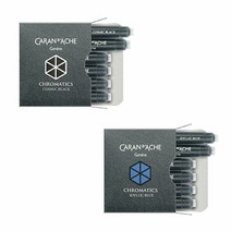 까렌다쉬 849메탈 만년필용 잉크카트리지 6개입 MO, [W29E62D], [선택]▷블랙　[#325]