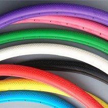 자전거 악세사리 1pc diy 24 인치 솔리드 타이어 튜브 비 공압 타이어 도로 바퀴 의자 pu 튜브리스 무료 풍선 액세서리, 핑크 700x23