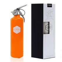 2023년 NEW 뉴 피레보 FIREVO 디자인 소화기 패키지형 / ABC 분말 예쁜 실용적 선물용 가정용, NEW 레트로오렌지 패키지