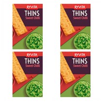 리비타 크래커 씬즈 스위트 칠리 125g x4개 Ryvita Thins