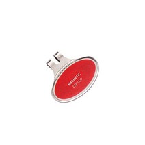 골프공세척기골프 마그네틱 볼 위치 마커 캡 클립 야외 낚시 도구, 01 RED