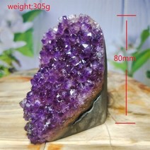 애완돌 반려돌 돌키우기 반려석 스톤펫 돌맹이키우기 애완석 천연 마노 자수정 클러스터 지오드 크리스탈 석영 원석 풍수 치유 미네랄 레이키 디가우징 스톤 홈 데코, 2.305g