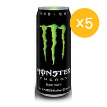 몬스터에너지 그린, 355ml, 5개
