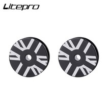 LITEPRO Brompton 체인 텐셔너 외부 1-6 가이드 휠 속도 알루미늄 합금속 10T 자전거품, 09 black