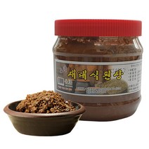 장현식품 고령 국산 콩 맛있는 재래된장 재래식 된장 찌개용 시골 전통 집된장 2kg, 1병, 된장1kg