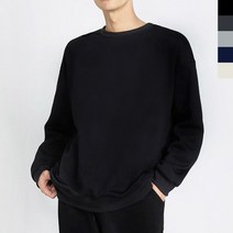 도매찜 남자 기모 면 맨투맨 티셔츠