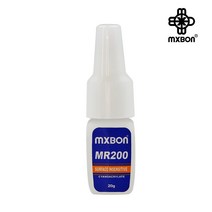MXBON MR200 20g 다양한 재질 다목적 순간접착제 액세서리접착제 프라모델접착제 생활접착 접착제 고무접, 1