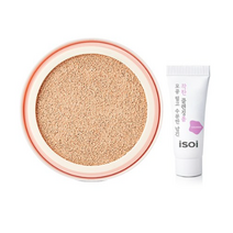 아이소이 스킨케어 쿠션 파운데이션 SPF38 PA++ 리필 + 수분폼 7ml 세트, 2세트, 21호(쿠션)