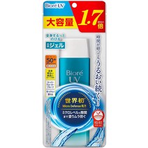 [일본직구 비오레] 대용량 비오레 UV 아쿠아 리치 워터리 젤 155ml 일반품의 17배 자외선 차단제, 단품