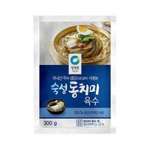 청정원 별미 청정원 동치미 육수 300g 자취 혼밥 식사 간식 체중조절 도시락, 3개