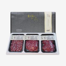 투뿔 프리미엄 암소 꽃등심 채끝 안심 구이용 한우 300g 골라담기 명절선물세트, 안심300g