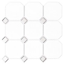 [레그노] GO BOARD WHITE SILVER 95+25 모자이크타일, GO-03