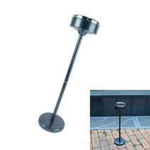 스탠드재떨이 블랙 재떨이쓰레기통 야외재떨이 업소용재털이