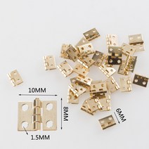 미니어처 오두막 인형 집에 대 한 10PCS 미니 금속 경첩 미니어처 가구 액세서리 캐비닛 옷장 작은 경첩, 금