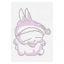 미리사몰 칼라 스킬 도안 캐릭터 스킬판 자수 래치훅 diy 공예 방석 만들기 재료, 스킬자수판(세로형):마시마로