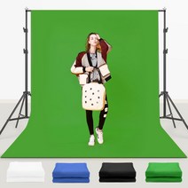 크로마키 촬영 배경천 스튜디오 스크린 2X2M 3X3M 3X6M, 배경천 대형 3x6m 화이트