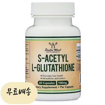 더블우드 아세틸 글루타치온 100MG 60캡슐, 1개, 60개