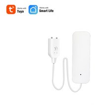 누수탐지기 열화상카메라 배관내시경카메라 Tuya Smartlife 앱 원격 제어 와이파이 누수 감지기 센서 알람, 01 WHITE
