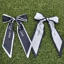 여신 반묶음 왕리본 리본머리핀 골프리본핀