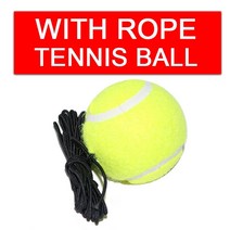 테니스 공 볼 연습 용품 연습구 시합구 크리켓 훈련 palline 스포츠 파트너 반동 with elastic rope rubber ball for 초보자, (200006152)fluorescent green
