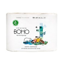 BOHO 환경친화 먼지없는 대나무키친타올 130매 6입