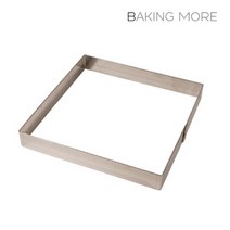 스텐 가나슈틀 사각무스링 양갱틀 파베 몰드 생 초콜릿틀(소 대), 대 180x180x25, 1개