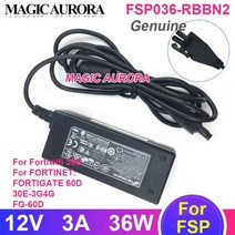 범용호환 FSP FSP036-RAB 12V 3A 36W 어댑터 충전기 fortigate 포티넷 AD036RAB-FTN3 FG-60D 30E-3G4G 60E, 04 With US Power Cord