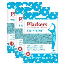 플랙커스 트윈라인 치실 35개입 x3개