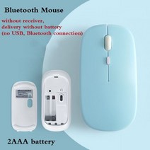 2.4Ghz 무선 마우스 게이머 컴퓨터 PC 게임용 USB 수신기 포함 윈도우 7/2000/XP/비스타 용 노트북 액세서리, Bl 및 L 가는 패드